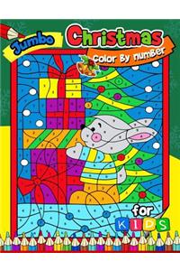Jumbo Christmas Color by Number for kids