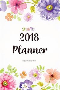 2018 Planner Weekly and Monthly