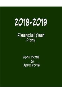 2018 - 2019 Financial Year Diary
