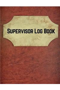 Supervisor Log Book