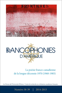 Francophonies d'Amérique 38-39