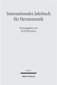 Internationales Jahrbuch Fur Hermeneutik