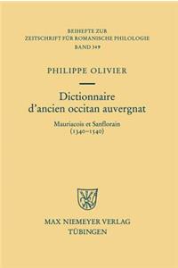 Dictionnaire d'Ancien Occitan Auvergnat