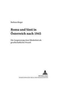 Roma Und Sinti in Oesterreich Nach 1945