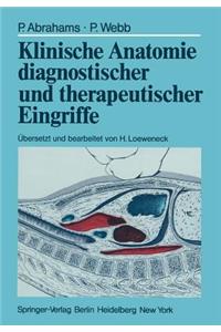 Klinische Anatomie diagnostischer und therapeutischer Eingriffe