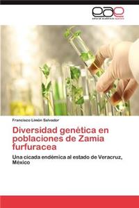 Diversidad Genetica En Poblaciones de Zamia Furfuracea