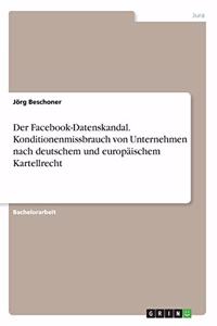Facebook-Datenskandal. Konditionenmissbrauch von Unternehmen nach deutschem und europäischem Kartellrecht