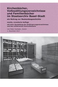 Kirchenbücher, Volkszählungsverzeichnisse und Familienbücher im Staatsarchiv Basel-Stadt