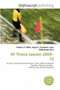 Kf Tirana Season 2009-10