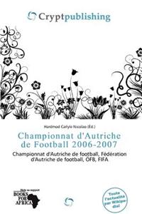 Championnat D'Autriche de Football 2006-2007