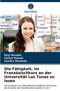 Fähigkeit, im Französischkurs an der Universität Las Tunas zu lesen