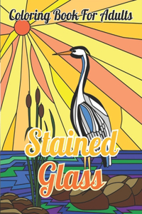Stained Glass Coloring Book For Adults