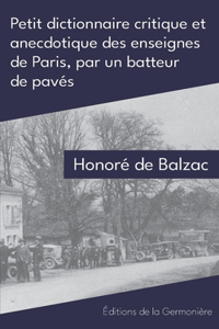 Petit Dictionnaire critique et anecdotique des enseignes de Paris