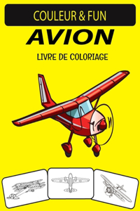 Avion Livre de Coloriage