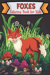 Foxes Coloring Book for Kids