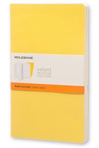 Moleskine Large Volant Sunflower Yellow/brass Yellow Ruled Journal