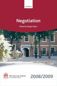 Negotiation 2008/2009