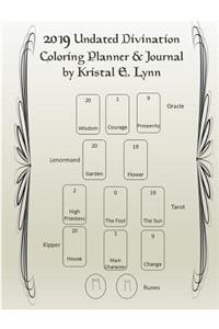 2019 Undated Divination Coloring Planner & Journal (Perfect Bound)