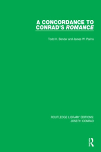 Concordance to Conrad's Romance