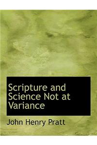 Scripture and Science Not at Variance