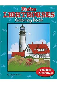 Maine Lighthouses Coloring Book