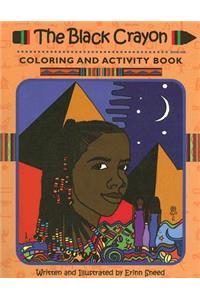 Black Crayon Coloring and Activity Book