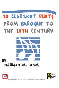 20 Clarinet Duets from Baroque to the 20th Century