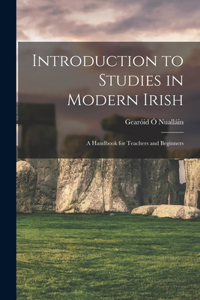 Introduction to Studies in Modern Irish