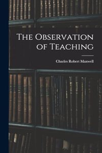 The Observation of Teaching