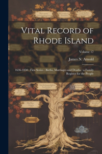 Vital Record of Rhode Island