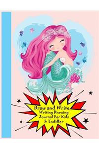 Draw and write writing Drawing journal for kids & toddler