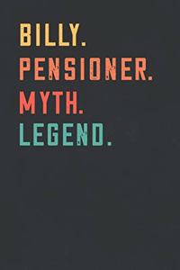 Billy. Pensioner. Myth. Legend.