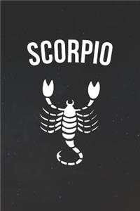 Scorpio Notebook 'Zodiac Signs' - Zodiac Diary - Horoscope Journal - Scorpio Gifts for Her