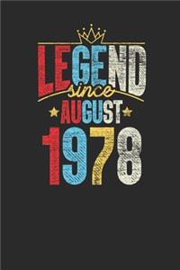 Legend Since August 1978