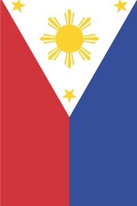 Philippines Travel Journal - Philippines Flag Notebook - Filipino Flag Book