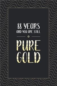 88th Birthday Notebook