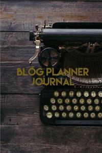 Blog Planner Journal