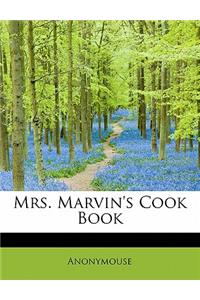 Mrs. Marvin's Cook Book