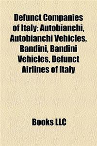 Defunct Companies of Italy