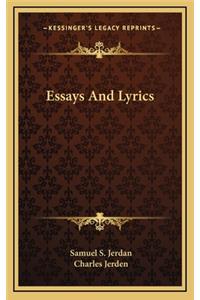 Essays and Lyrics
