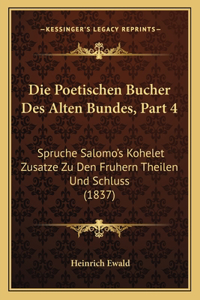 Poetischen Bucher Des Alten Bundes, Part 4