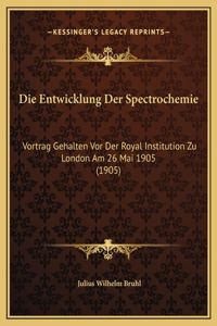 Die Entwicklung Der Spectrochemie