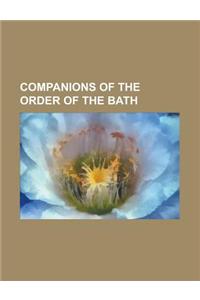 Companions of the Order of the Bath