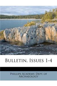 Bulletin, Issues 1-4