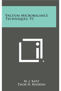 Vacuum Microbalance Techniques, V1