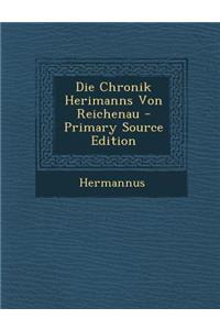 Die Chronik Herimanns Von Reichenau