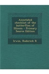 Annotated Checklist of the Butterflies of Illinois
