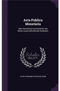 Acta Publica Monetaria