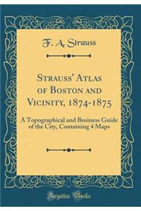 Strauss' Atlas of Boston and Vicinity, 1874-1875
