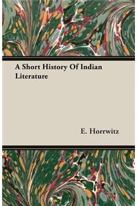 A Short History of Indian Literature